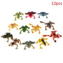 12 piezas figuras de juguete de acción modelo ranas aprendizaje educación juguetes para niños giA*DB