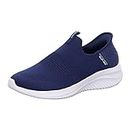 Skechers Women's, Slip-ins: Ultra Flex 3.0 - Smooth Step Sneaker - Wide Width Navy 8 W