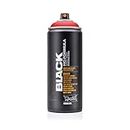 Montana Can Black Spray Paint, Code Red, 400 ml