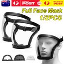 Head Cover Anti-fog Full Face Shield Super Protective Transparent Safety Mask OZ