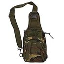 Linist Tactical Bag Molle Backpack Small Sling Bag Chest Shoulder Bags Outdoor Sport Pack for Camping Hunting Hiking Trekking and Cycling (Military)