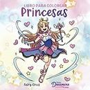 Libro para colorear princesas: Para niños de 4 a 8 años, 9 a 12 años
