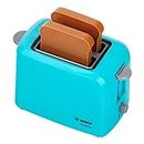 Klein Theo Bosch Toaster mit mechanischer Toastfunktion I Inklusive 2 Scheiben Spielzeugtoast I Maße: 15 cm x 12 cm x 10,5 cm I Spielzeug für Kinder ab 3 Jahren
