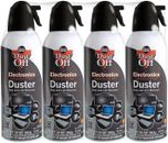 Falcon Dust-Off Electronics Compressed Gas Duster, 10oz - 4 Pack FREE SHIPPING