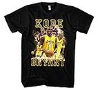 Kobe Bryant Männer und Herren T-Shirt | Sport Basketball Black Mamba (4XL)