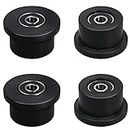 Qty.4 Machined Wheels/Rollers Compatible Total Gym Replacement, Fits Models 1000,1100,1400,1500,1600,1700,1800,1900,Achiever,Force,Gold,Max,Platinum,Platinum Plus,Pro,Supra,Supreme,Ultima,Ultra,XLI