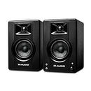 M-Audio Bx3 120-Watt Rca, Auxiliary Powered Studio Monitors / Desktop Computer Speakers For Music Production, Gaming, Live Streaming, And Podcasting (Pair)