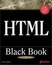 HTML Black Book [With CDROM] by Holzner, Steven