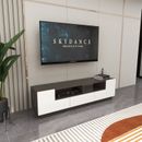 70" Modern LED TV Stand, High Gloss Entertainment Center Console for 75"/80" TV