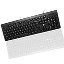 HP K100 Wired Keyboard, Quick, Comfy and Accurate, USB Plug & Play Setup,LED Indicators(7J4G1AA)