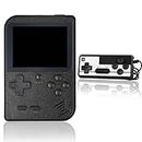 Joorniao Retro Handheld Game Console with 500 Classical FC Games, Portable Retro Video Game Console with 3.0-Inch Screen, 1020mAh Rechargeable Battery Support TV Output & 2 Players Gift for Boys(BLK)