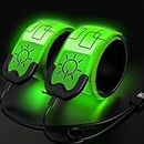 Todoxi Confezione da 2 cinturini a LED ad alta visibilità (verde)