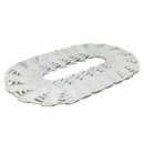 Table Train Oval Shaped Lazy Susan for Tables 1 Set TTO-B Grey