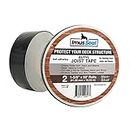 Imus Seal® Butyl Joist Tape for Flashing Deck Joists and Beams, UV Resistant, Level Decking™, Protect Your Deck Structure™, Made in USA (1-5/8” x 50’ 2 Rolls Non-Skid)