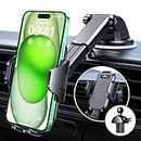 VANMASS Best【2024 Newest & Strongest】 Cell Phone Holder Car【Military-Grade Patent Safety Certs】 Phone Mount Cradle Stand Dashboard Windshield Vent for iPhone 15 Pro Max 14 13 12 Samsung Android Truck