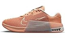 Nike Metcon 9 Women's Workout Shoes, Amber Brown/Guava Ice, 10.5