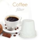 100 pz tazze filtro carta monouso per cialde riutilizzabili nuova tazza caffè U9L6