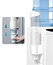 FRENYEAR Paper Cup Dispenser Holder | Wall Mounted Plastic Drinking Water Cup Dispenser | Glass Dispenser Holder | Disposable Cup Holder Organizer | Sticker or Screw Plate Mountable, Plastic