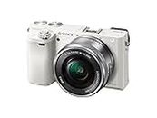 Sony Alpha a6000 White Interchangeable Lens Camera E PZ 16-50mm F3.5-5.6 OSS - International Version (No Warranty)