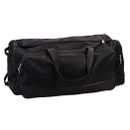  Wheeled Equipment Bag: Large Nylon Athletic Travel Bag with Wheels for 