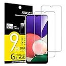 NEW'C Lot de 2, Verre Trempé pour Samsung Galaxy A22 4G (Non pour Samsung A22 5G), Film en Protection écran efficace contre les Rayures - Ultra Résistant (0,33mm HD Ultra Transparent) Dureté 9H Glass