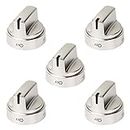 WB03X24818 Gas Range Control Stove Knobs,Fit for GE Convection&Conventional Oven/Stove,Cooktop Replacements Parts Ps11729081 Ap5989029 4363588,Quality ABS Plastic Material (5 Pack)