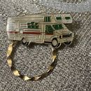 Vintage Class C RV Motorhome Lapel Hat Pin.  Camper Gift , Collectible As Is