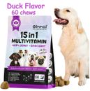 15-in-1 Dog Multivitamin Supplements Supports Immunity Digestion Joint and Heart