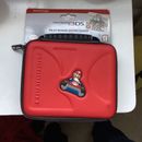 Nintendo 3DS Oficial Mario Kart Rojo Juego Estuche de Transporte DS 3DS 2DS XL ¡LIMPIO!