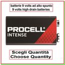 pile Duracell Procell Intense 9v transistor 9volt batterie high drain batteries