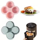 1/3pcs Reusable Silicone Air Fryer Egg Mold, Non-stick Air Fryer Baking Pan, Silicone Muffin Pans For Baking, Hamburger Bun Pan, Air Fryer Accessories, Kitchen Accessories