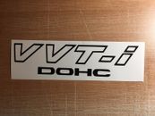 Toyota V VT-i DOHC (2 PACK) 9" BLACK Emblem Vinyl Sticker Decal VVTI TRD Supra