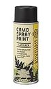 Hunters Specialties Camo Spray Paint - Non-Reflective Finish Water Resistant Fast Drying Paint for Treestands, Decoys, Blinds & Other Hunting Equipment, 12 Oz Spray Can - FLAT BLACK