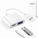 [Apple MFi Certified]USB A Female Card Reader Camera OTG Adapter for iPhone/iPad