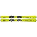 Ski Kinderski Jugendski Alpinski - Fischer RC4 Pro JRS - 140cm - inkl. Bindung FS7 CA JRS Z2-7.5 - geeignet für Jungen und Mädchen - für fortgeschrittene bis Gute Skifahrer