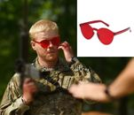 Civil War Movie Style Red Glasses A24 Red Sunglasses USA Fast Shipping 🚚💨