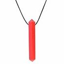 ARK's Krypto-Bite Chewable Gem Necklace Chewelry (Soft, Red) by ARK Therapeutic