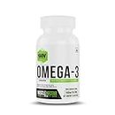 Muscle Nectar (MN) Omega 3 Fish Oil Triple Strength 2500mg for Men & Women - Molecularly Distilled (1500mg EPA/DHA) (60 Soft gels)