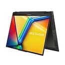 ASUS Vivobook S 16 Flip Convertible Laptop |16" FHD+ 16:10 entspiegeltes IPS Display | Intel Core i9-13900H | 16 GB RAM | 1 TB SSD | Intel HD | Windows 11 | QWERTZ Tastatur | Midnight Black