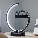 ATORSE® Nordic Style Bedside Table Lamp Creative Lamps A-Black +Light-White Color