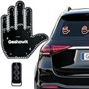 Bicboz Car Accessories for Men, Fun Car Finger Light with Remote - Give The Love & Bird & Wave to Drivers - Ideal Gifted Car Accessories, Truck Accessories, Car Gadgets & Road Rage Signs for Women