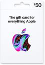 Apple Gift Card $50 - App Store, Itunes, Iphone, Ipad, Airpods, Macbook