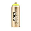 Montana Spray Can Gold Fluorescent Colours, Flash Yellow, 400 ml (Pack of 1)