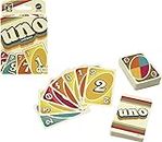UNO Iconic Series 1970s Matching Card Game Featuring Decade-Themed Design, 112 Cards for Collectors, Teen & Adult Game Night, Ages 7 Years & Older