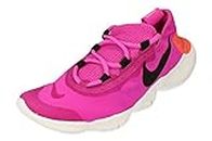 Nike Women's Free Rn 5.0 2020 FIRE Pink/Black-Magic Ember Running Shoes-4 UK (6 US) (CJ0270-601)