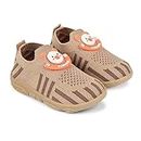 Kats Kids Chu-Chu Sound Musical First Walking Shoes for Baby Boys and Baby Girls for 9-24 Months Beige, Size 1.5C