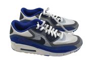 Talla 10.5 - Nike Air Max 90 Breathe Tenis Zapatos Azul 644204-104