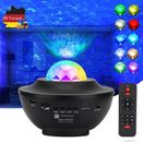 Galaxy Star Projector Light LED Ceiling Starry Night Wave Ocean Space Music Lamp