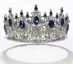 Royal King Crown, Wedding, Tiara, Rhinestone, Birthday, Gift, Halloween, Cosplay