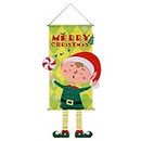 Garden Flag Christmas | Hanging Merry Christmas Yard Flags,Santa Claus Snowman Winter Welcome Holiday Vertical Lawn Signs for Home Outdoor Decorations Gifts Maijia
